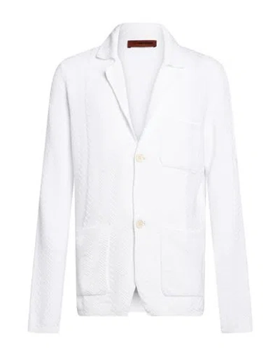 Missoni Man Blazer White Size 42 Cotton