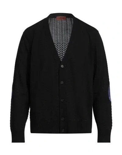 Missoni Man Cardigan Black Size 34 Cotton, Viscose