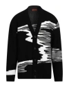 Missoni Space-dyed Wool Cardigan In Black