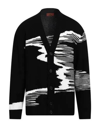 MISSONI MISSONI MAN CARDIGAN BLACK SIZE 44 WOOL