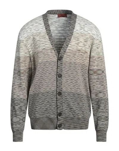 Missoni Man Cardigan Green Size 38 Cotton