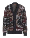 Missoni Man Cardigan Grey Size Xl Wool, Viscose, Cotton, Polyamide, Polyester