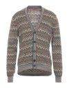 Missoni Man Cardigan Military Green Size Xl Cotton, Cashmere, Silk