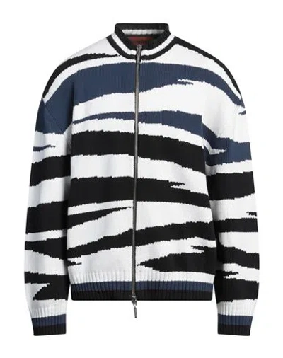 Missoni Man Cardigan White Size 42 Cotton, Polyamide