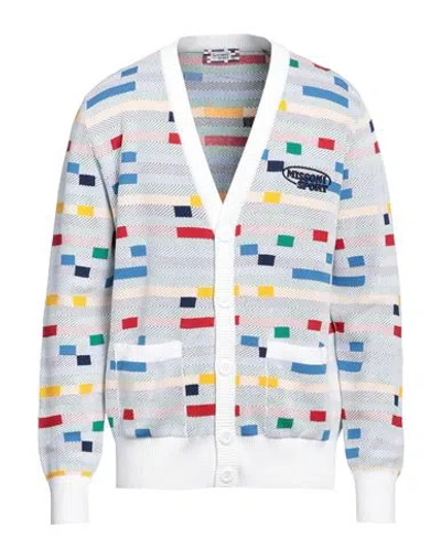 Missoni Man Cardigan White Size L Cotton