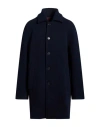 Missoni Man Coat Midnight Blue Size 44 Wool, Viscose, Polyester, Polyamide, Elastane In Blue