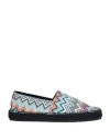 Missoni Printed Canvas Espadrilles In White