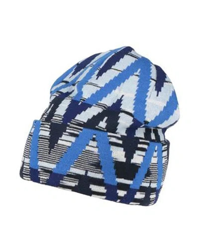 Missoni Man Hat Azure Size Onesize Wool In Blue