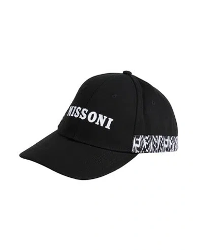 Missoni Man Hat Black Size 7 ¼ Cotton, Polyester