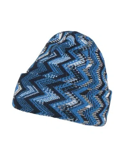 Missoni Man Hat Blue Size Onesize Wool
