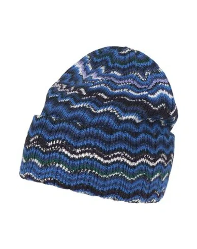 Missoni Man Hat Blue Size Onesize Wool