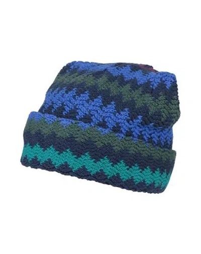 Missoni Man Hat Blue Size Onesize Wool In Multi