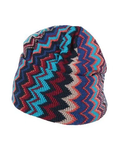 Missoni Man Hat Blue Size Onesize Wool