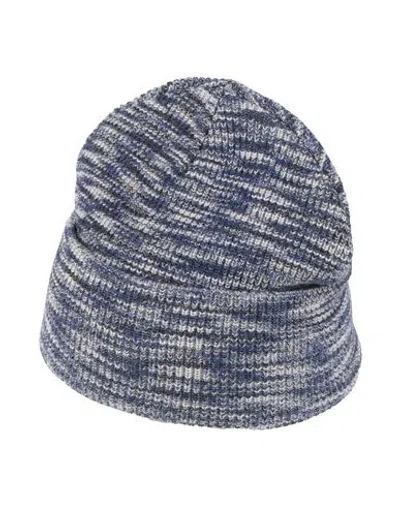 Missoni Man Hat Blue Size Onesize Wool, Viscose, Polyamide, Cashmere
