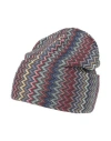 Missoni Man Hat Grey Size Onesize Wool, Acrylic In Multi