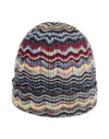 Missoni Man Hat Grey Size Onesize Wool In Multi