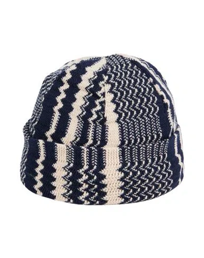 Missoni Man Hat Midnight Blue Size Onesize Wool In Gray