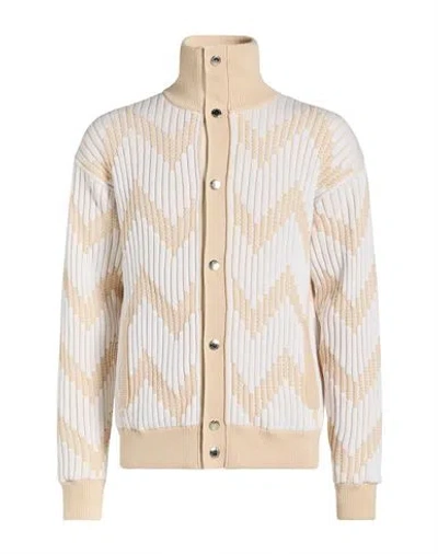 Missoni Man Jacket Beige Size 38 Cotton, Polyamide