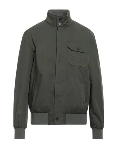 Missoni Man Jacket Dark Green Size 38 Cotton, Polyamide