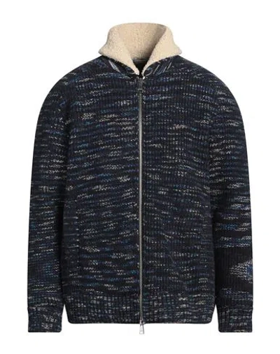 Missoni Man Jacket Midnight Blue Size 42 Wool, Polyamide