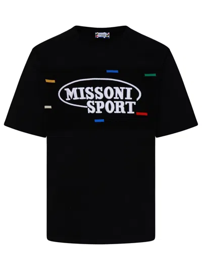 Missoni Man  Black Cotton T-shirt