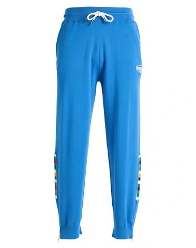 Missoni Man Pants Azure Size Xl Cotton In Blue