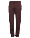 Missoni Man Pants Brown Size 36 Cotton, Elastane
