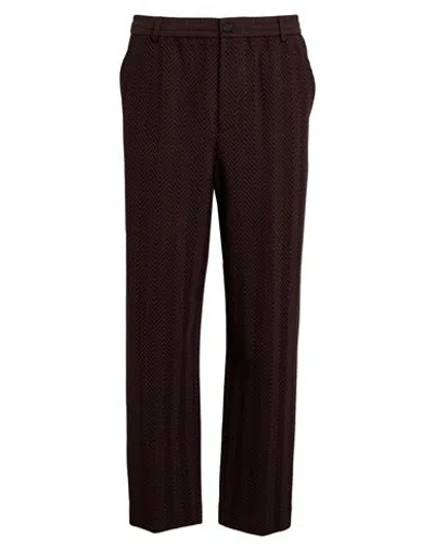 Missoni Man Pants Chocolate Brown Size 38 Cotton, Viscose