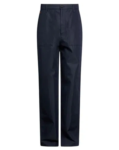Missoni Man Pants Midnight Blue Size 34 Cotton, Polyamide