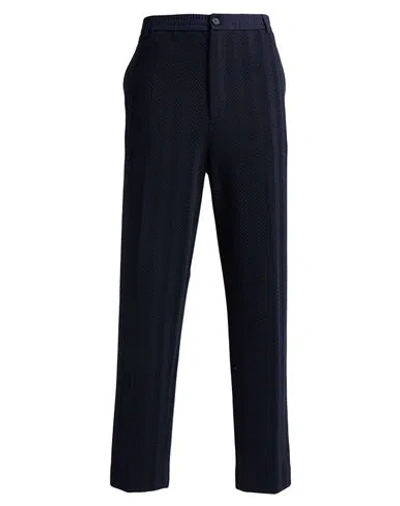 Missoni Man Pants Midnight Blue Size 38 Cotton, Viscose In Blue