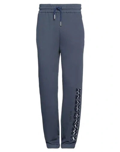 Missoni Man Pants Midnight Blue Size Xl Cotton