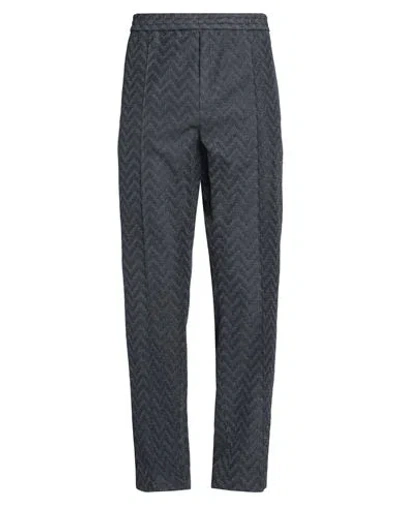 Missoni Man Pants Navy Size 36 Cotton