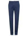 Missoni Man Pants Navy Size 38 Cotton, Elastane