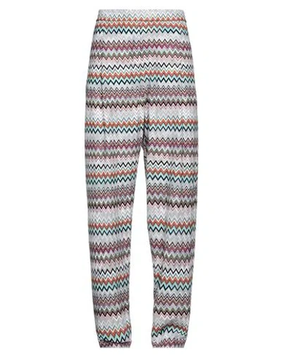 Missoni Man Pants White Size 40 Cotton, Viscose