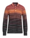 Missoni Man Polo Shirt Red Size 3xl Cotton