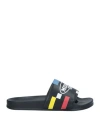Missoni Man Sandals Black Size 9 Textile Fibers In Black