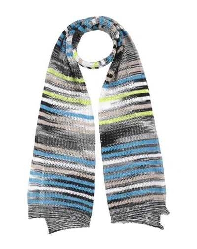Missoni Man Scarf Azure Size - Cotton In Multi