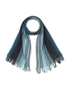 Missoni Man Scarf Azure Size - Cotton In Blue