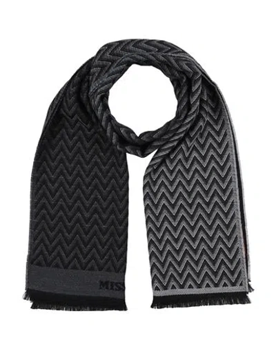 Missoni Man Scarf Black Size - Wool