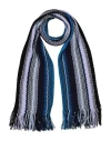 Missoni Man Scarf Black Size - Wool, Acrylic In Blue
