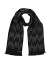 Missoni Man Scarf Black Size - Wool, Acrylic In Brown