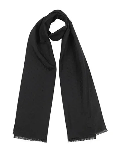 Missoni Man Scarf Black Size - Wool, Silk