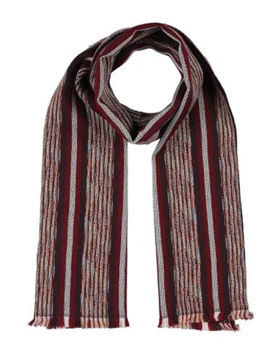 Missoni Man Scarf Burgundy Size - Wool In Multi