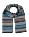 Missoni Man Scarf Deep Teal Size - Wool In Multi
