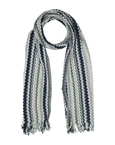 Missoni Man Scarf Green Size - Cotton In Multi