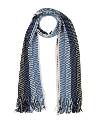 Missoni Man Scarf Light Blue Size - Wool, Acrylic In Multi