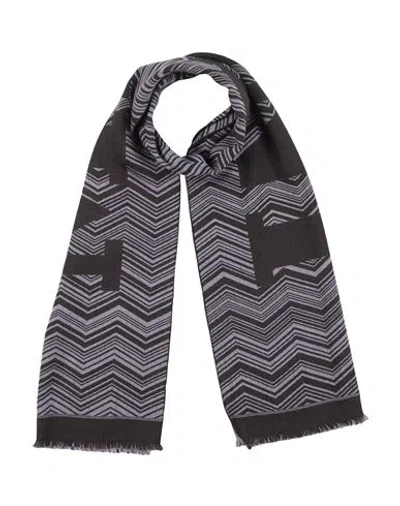 Missoni Man Scarf Lilac Size - Wool In Purple