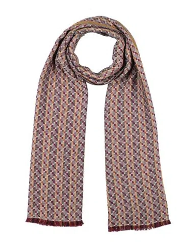 Missoni Man Scarf Mauve Size - Cotton, Acrylic, Acetate In Gray