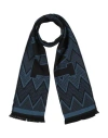 Missoni Man Scarf Navy Size - Wool, Acrylic In Blue