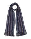 Missoni Man Scarf Navy Size - Wool In Black